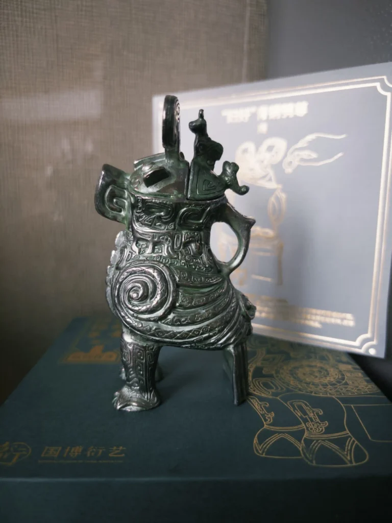 13th-Century BCE Owl Zun – Modern Reproduction Sculpture