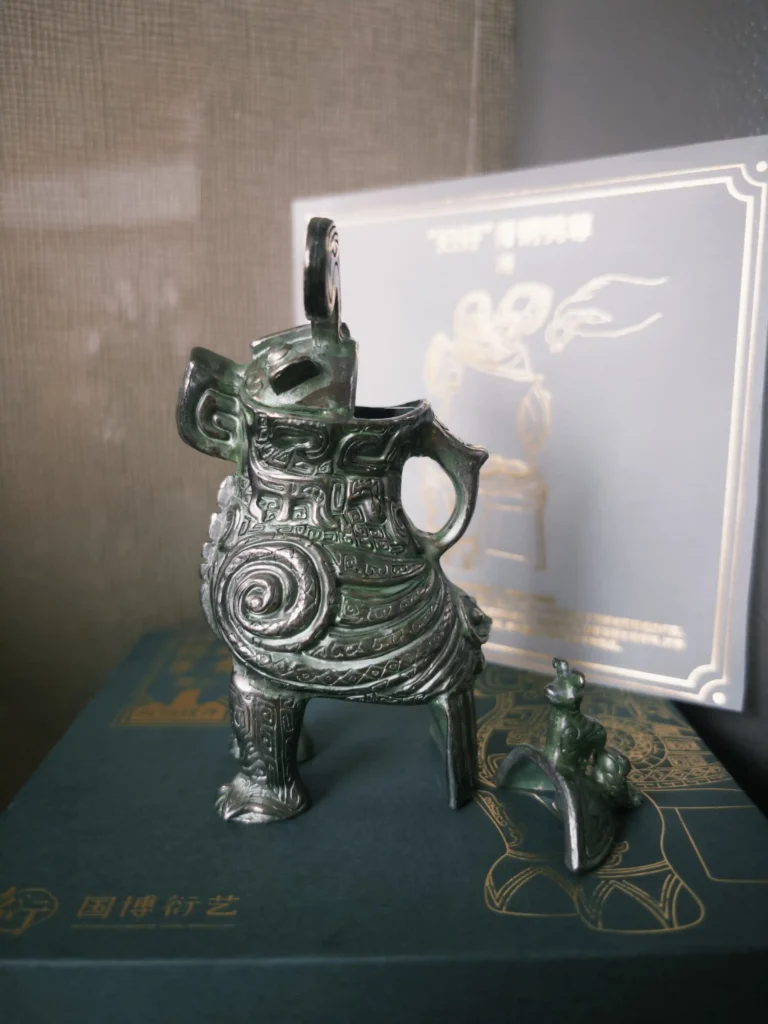 13th-Century BCE Owl Zun – Modern Reproduction Sculpture