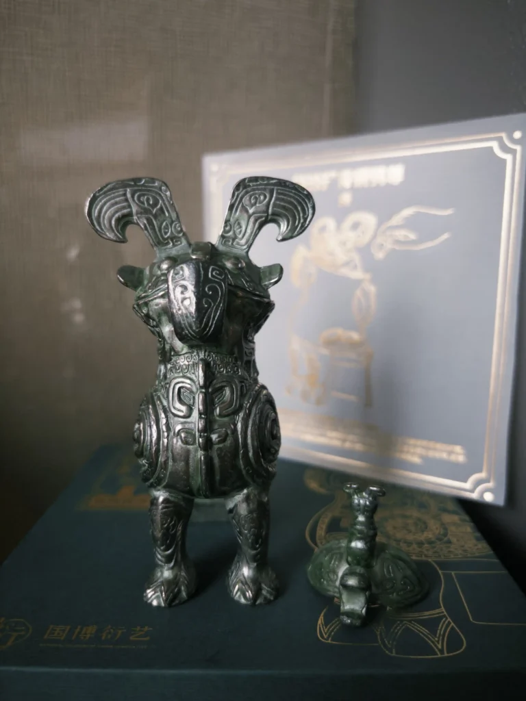 13th-Century BCE Owl Zun – Modern Reproduction Sculpture