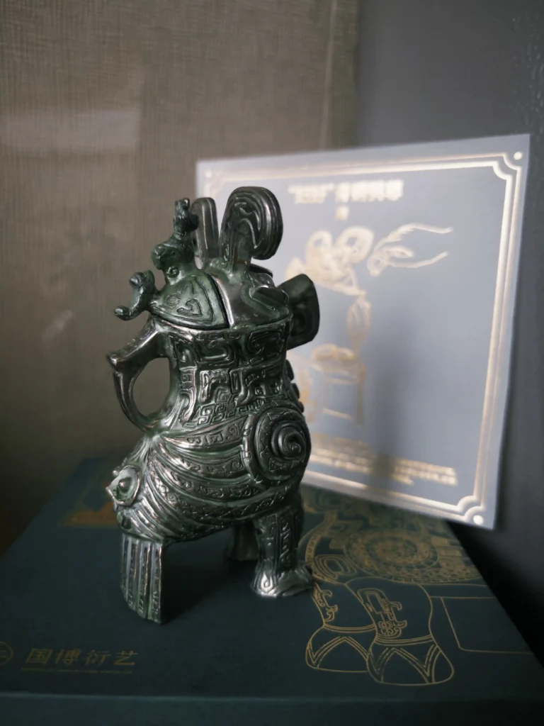 13th-Century BCE Owl Zun – Modern Reproduction Sculpture