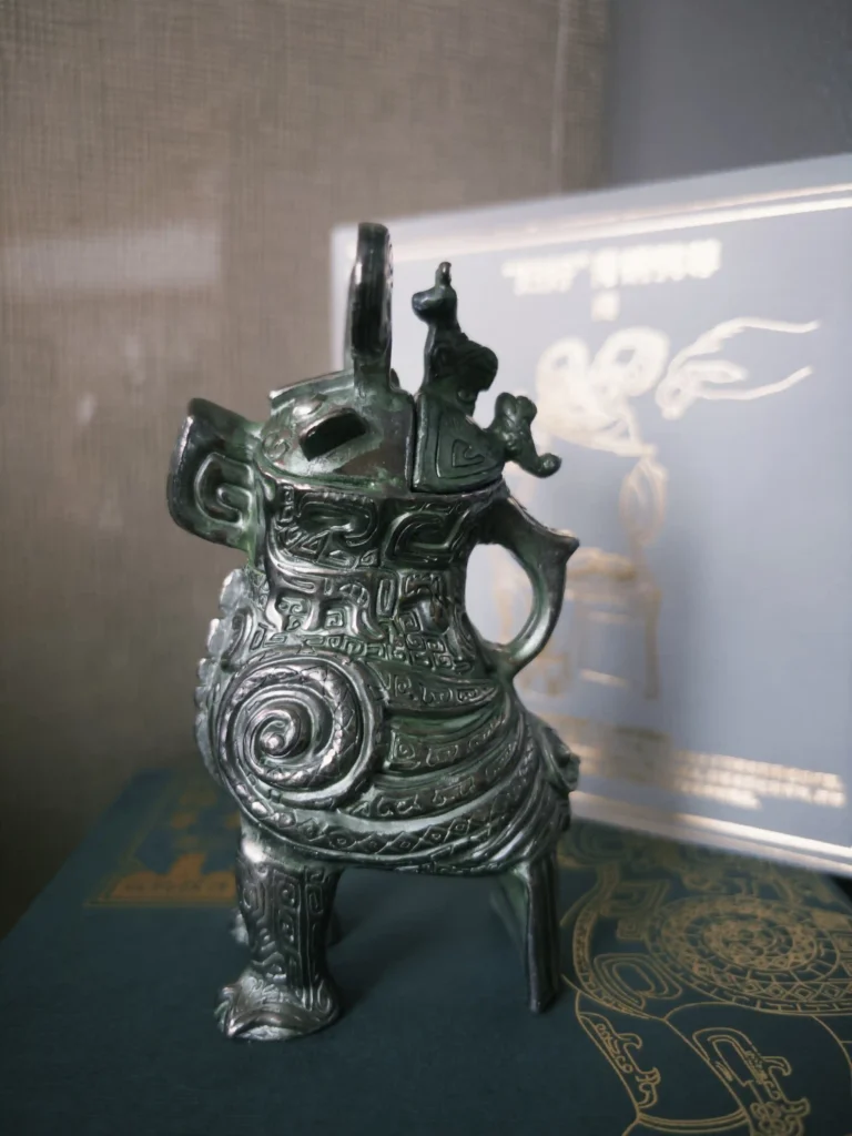 13th-Century BCE Owl Zun – Modern Reproduction Sculpture