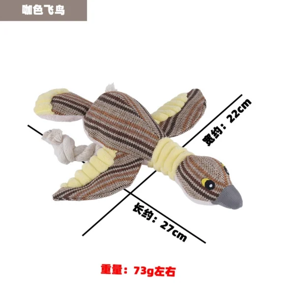 Indestructible Plush Dog Toys for Aggressive Chewers – Interactive Chew Toy for Teething, Dental Cleaning & Boredom Relief