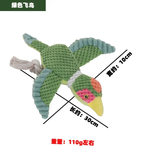 Indestructible Plush Dog Toys for Aggressive Chewers – Interactive Chew Toy for Teething, Dental Cleaning & Boredom Relief