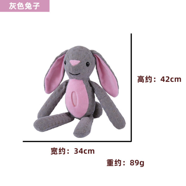 Indestructible Plush Dog Toys for Aggressive Chewers – Interactive Chew Toy for Teething, Dental Cleaning & Boredom Relief