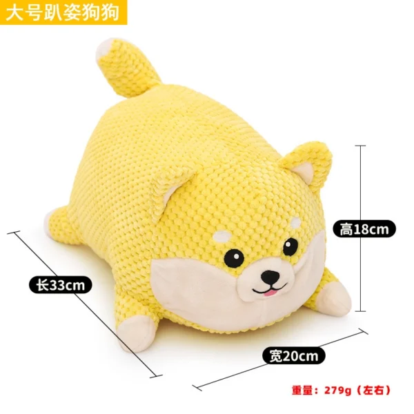 Indestructible Plush Dog Toys for Aggressive Chewers – Interactive Chew Toy for Teething, Dental Cleaning & Boredom Relief