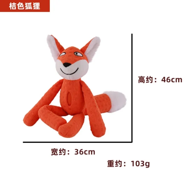 Indestructible Plush Dog Toys for Aggressive Chewers – Interactive Chew Toy for Teething, Dental Cleaning & Boredom Relief