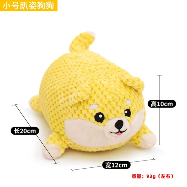 Indestructible Plush Dog Toys for Aggressive Chewers – Interactive Chew Toy for Teething, Dental Cleaning & Boredom Relief