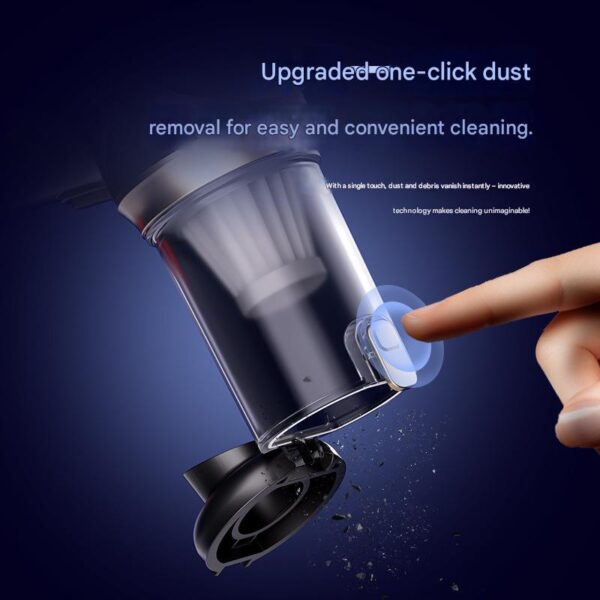 Portable Handheld Car Vacuum Cleaner – Rechargeable High-Suction Mini Cordless Blower & Vacuum for Home and Car