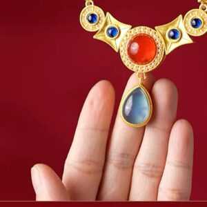 Ancient Chinese Royal Necklace Magnet – Inspired by the Li Jingxun Treasur - Image 4