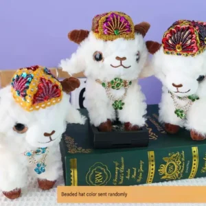 Xinjiang Lamb Plush Doll - Handmade Xinjiang Sheep Plush Toy - Image 11