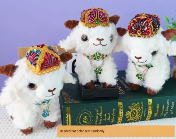 Xinjiang Lamb Plush Doll - Handmade Xinjiang Sheep Plush Toy