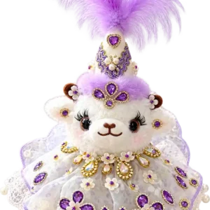 Handmade Xinjiang Lamb Doll – Traditional Chinese Silk Costume Sheep Gift - Image 16