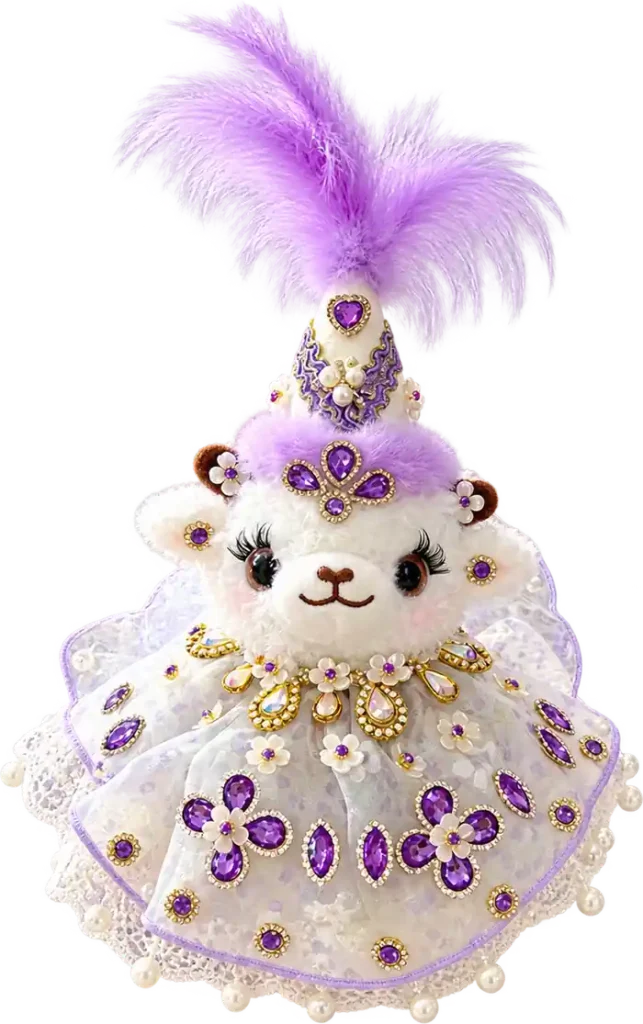 Handmade Xinjiang Lamb Doll – Traditional Chinese Silk Costume Sheep Gift