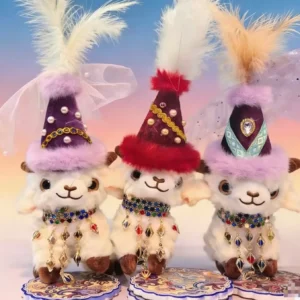 Xinjiang Lamb Plush Doll - Handmade Xinjiang Sheep Plush Toy - Image 8