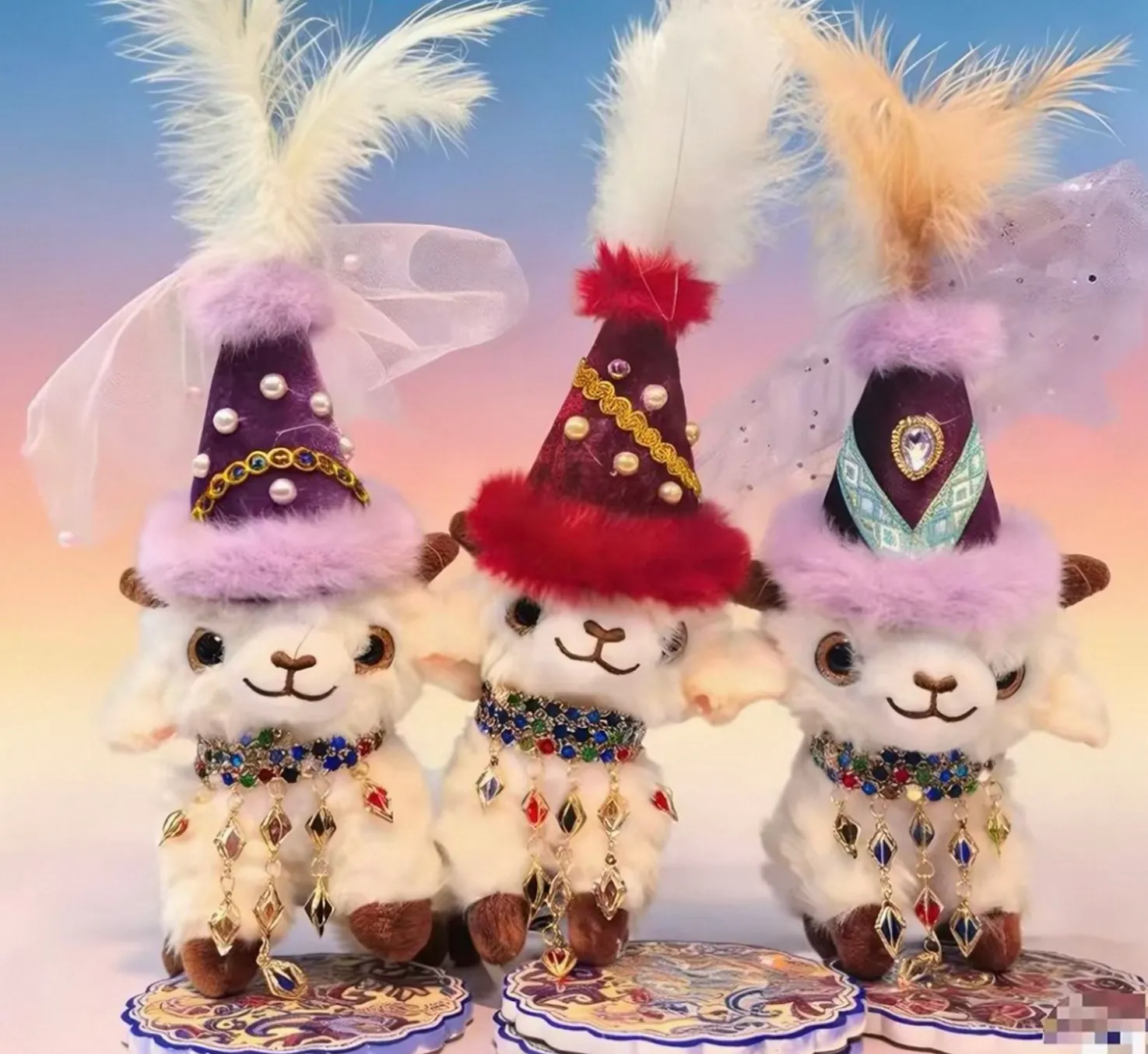 Xinjiang Lamb Plush Doll - Handmade Xinjiang Sheep Plush Toy - Image 8