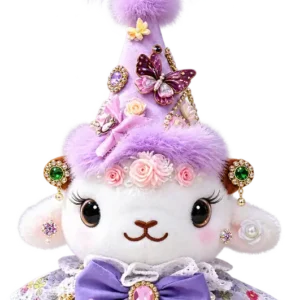 Handmade Xinjiang Lamb Doll – Traditional Chinese Silk Costume Sheep Gift - Image 6