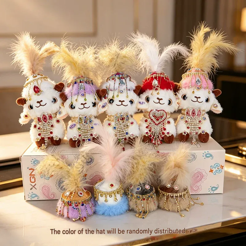 Xinjiang Lamb Plush Doll - Handmade Xinjiang Sheep Plush Toy - Image 2