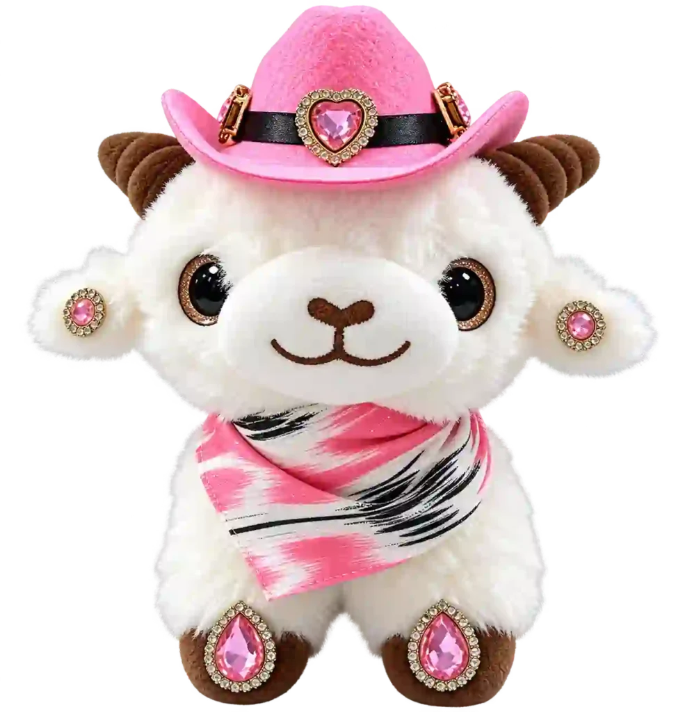 Xinjiang Lamb Doll - Western Cowboy Lamb Doll