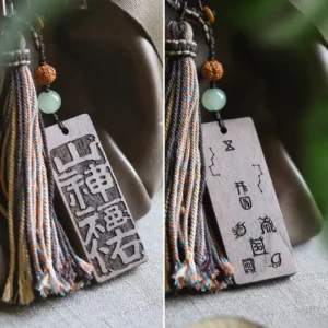 Adventure Blessing Charm – Mountain Hiking Backpack Ornament