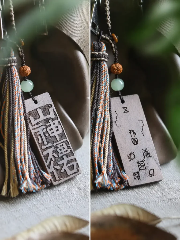 Adventure Blessing Charm – Mountain Hiking Backpack Ornament