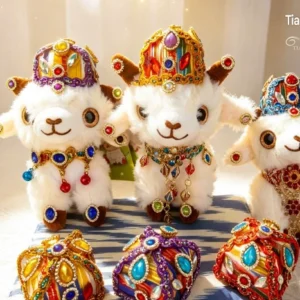 Xinjiang Lamb Plush Doll - Handmade Xinjiang Sheep Plush Toy - Image 14
