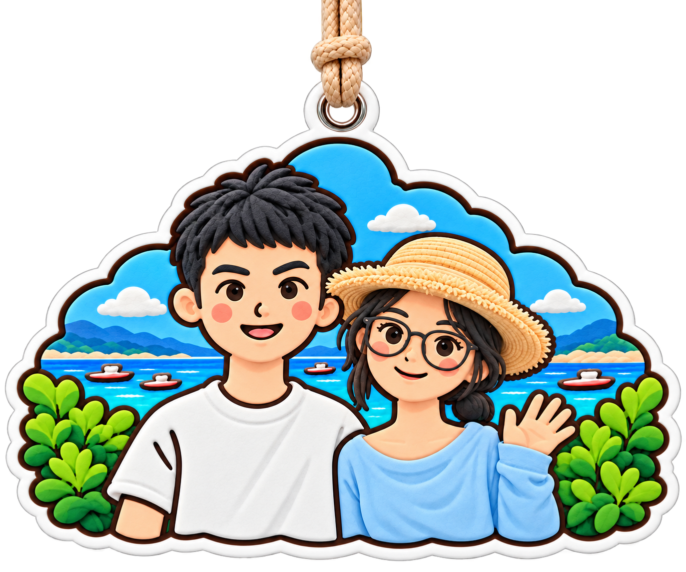 Custom Clay Card – Handmade from Your Photo - Image 4