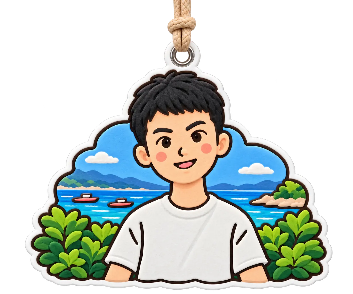 Custom Clay Card – Handmade from Your Photo - Image 3